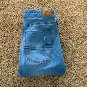 AMERICAN EAGLE blue womens jeans
